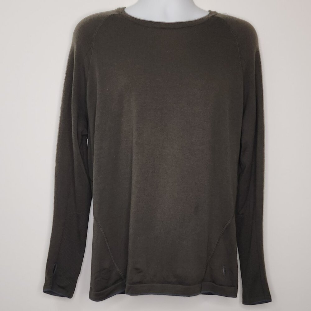 Smart Wool Green Pullover Sweater (L)